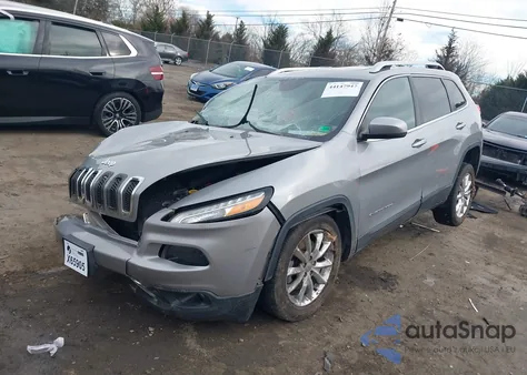 2015 Jeep Cherokee Limited z USA, uszkodzony, nr VIN 1C4PJMDS6FW752127